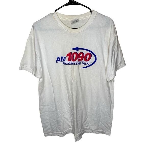 American 1090 AM Progressive Talk Bush Propaganda Graphic Shirt - Picture 1 of 5